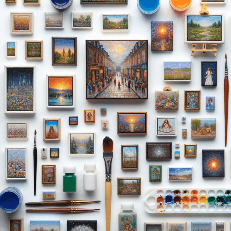 Miniature Masterpieces: Recommended Paint Selection