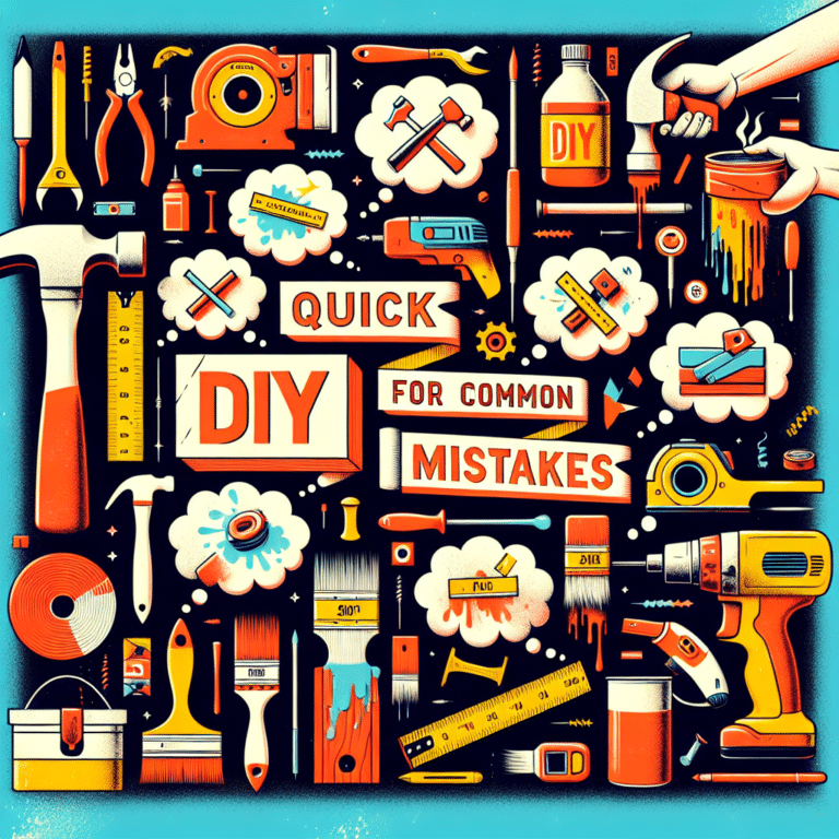 Quick Fixes for Common DIY Mistakes