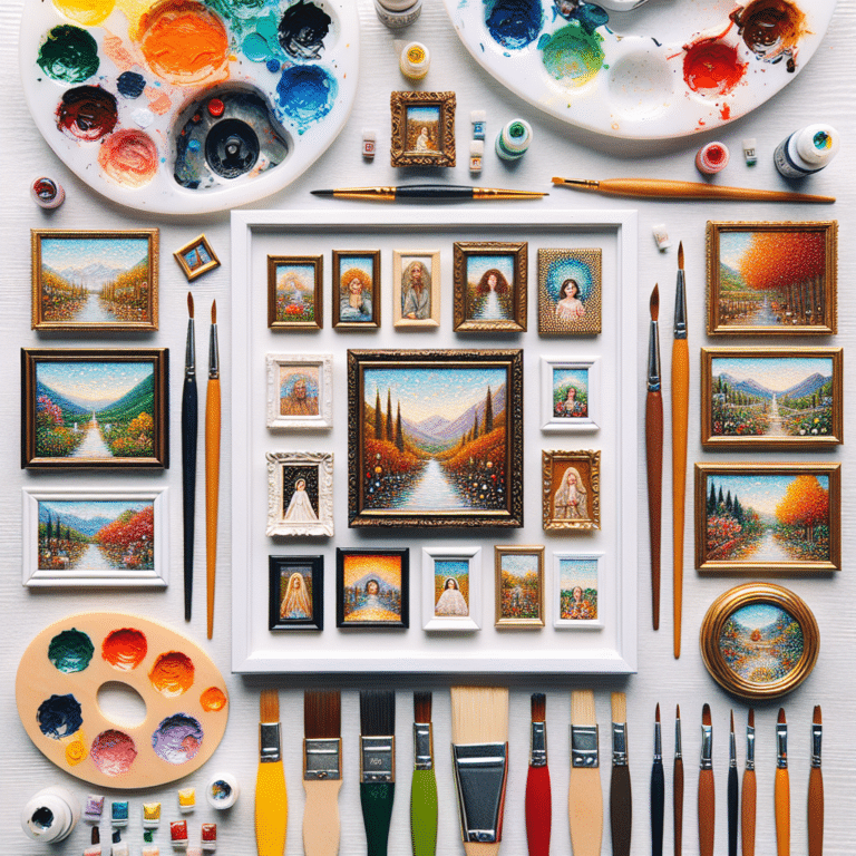 Miniature Masterpieces: Recommended Paint Selection