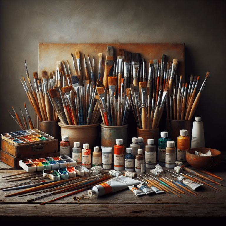 Recommended Brushes and Paints for Hobby Projects