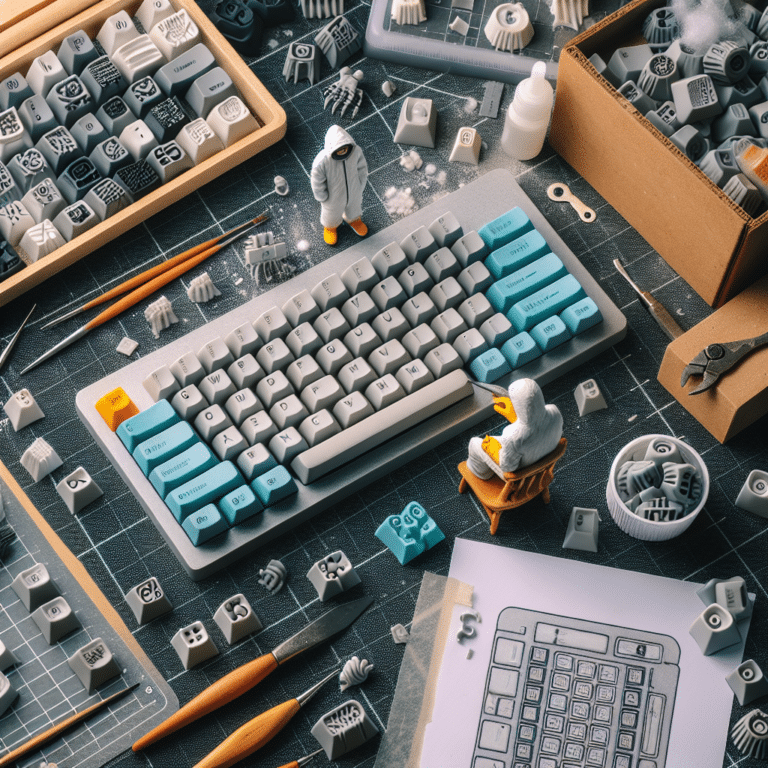 Creating Your Own Statement: Custom Keyboard Keycap Design Projects