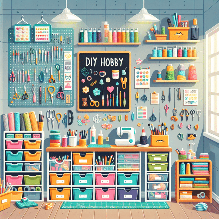 DIY Hobby Organization Tips and Tricks